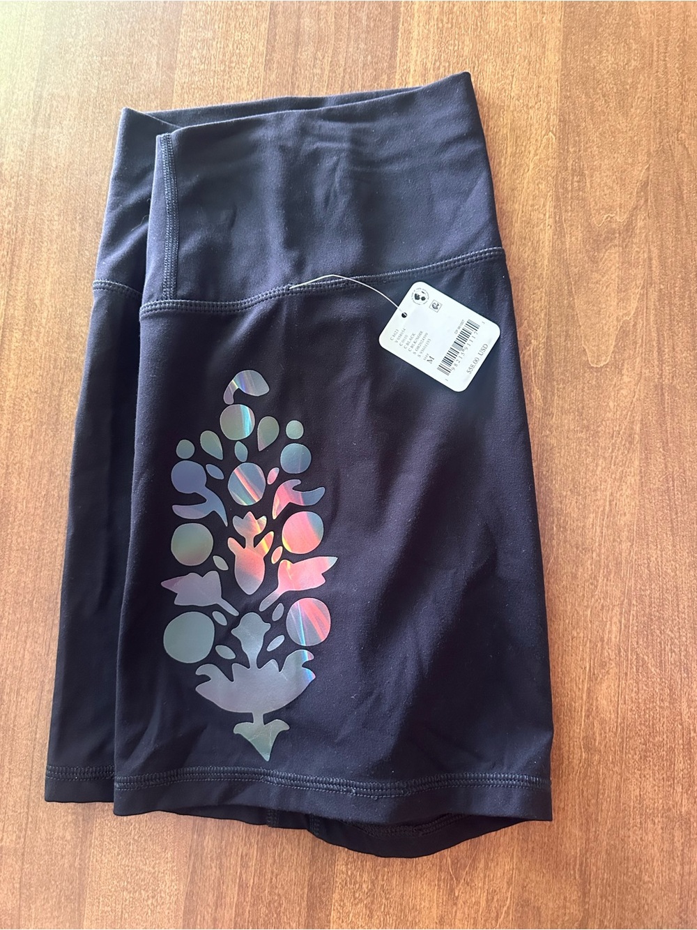 FP Movement by Free People Black High-Waist Never Better Buti Bike Shorts - Picture 7 of 15